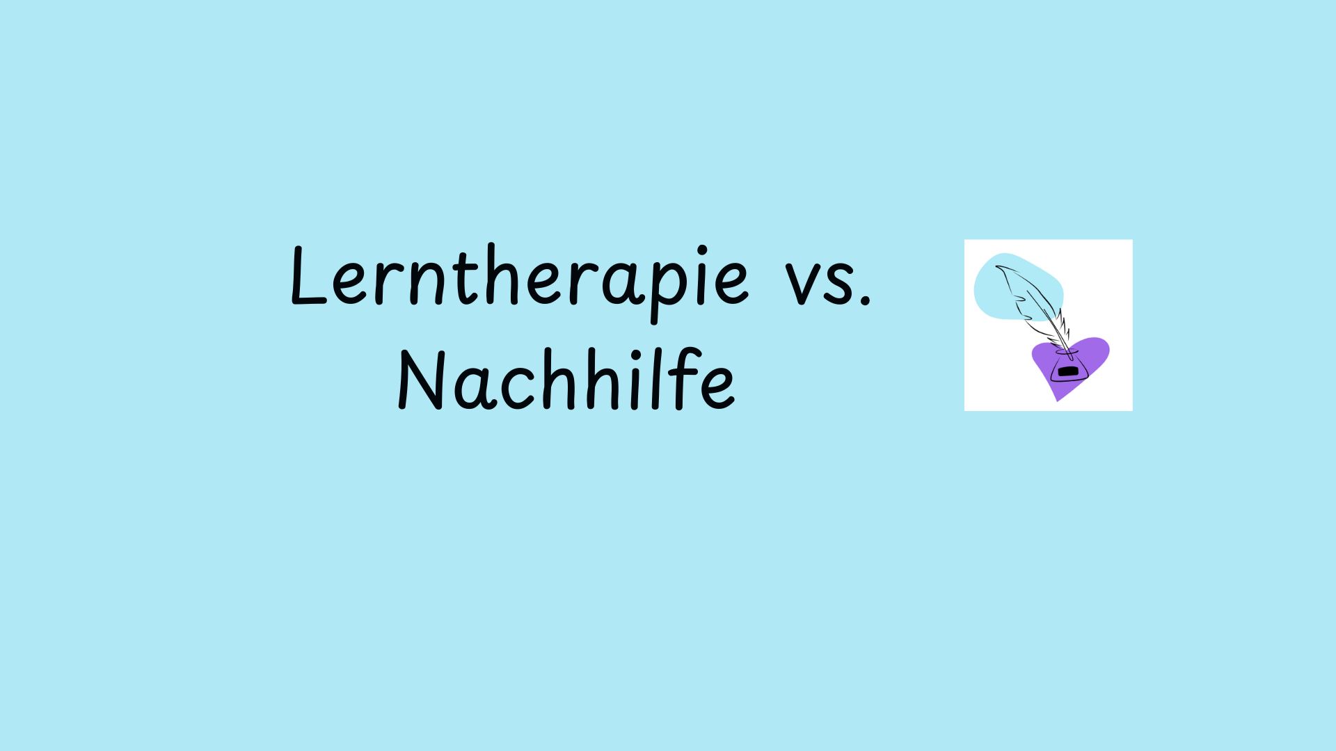 Lerntherapie vs. Nachhilfe